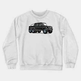 G63 6X6 Truck Cartoon Crewneck Sweatshirt